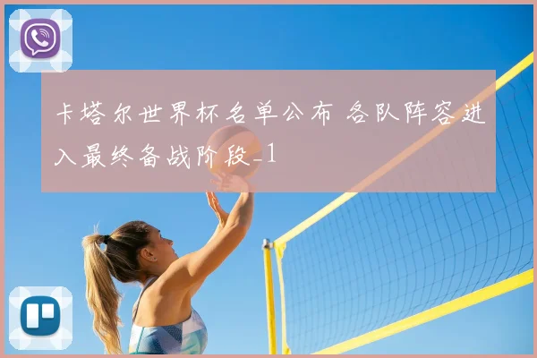 卡塔尔世界杯名单公布 各队阵容进入最终备战阶段_1